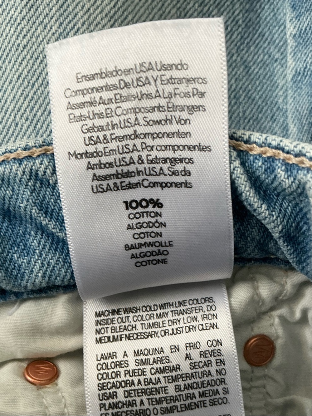 MOTHER SUPERIOR Jeans Half-Pipe Ankle This Is How I Roll Blue Size 25 - Picture 11 of 13